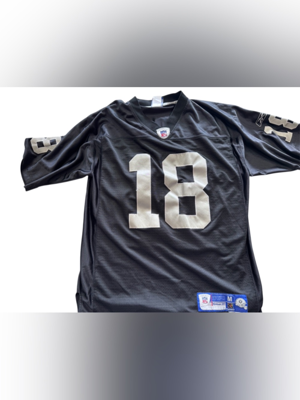 NFL vintage Reebok Raiders Moss Jersey men’s size medium